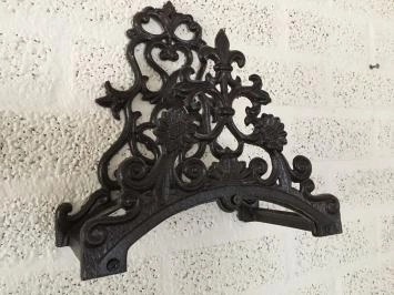 Wasserschlauchhalter aus Gusseisen - schwarz - romantisch